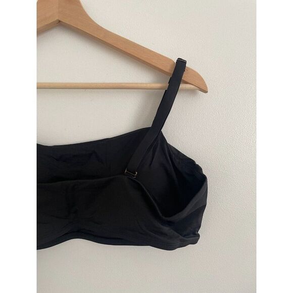 Andie The Rio Swim Bikini Top Women's 2XL Black Convertible Spaghetti Strap - Picture 4 of 9